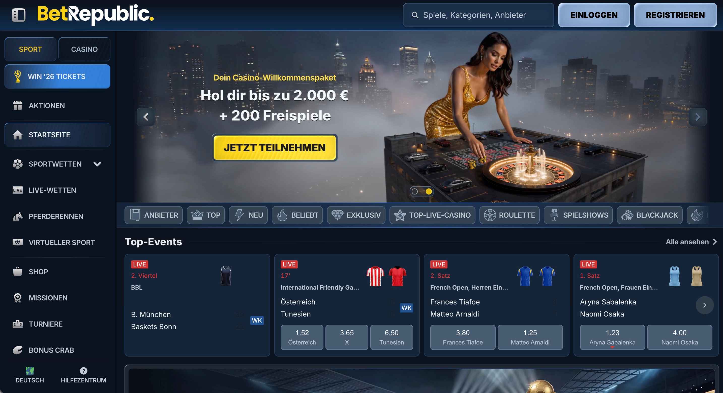 BetRepublic Casino Test 2026